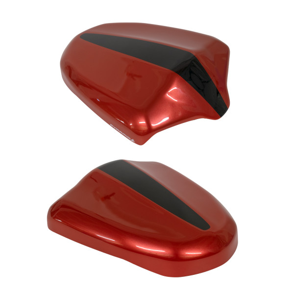 Pyramid Plastics Pyramid seat cowl | carnival red & saphire black | triumph daytona 660 2024>current